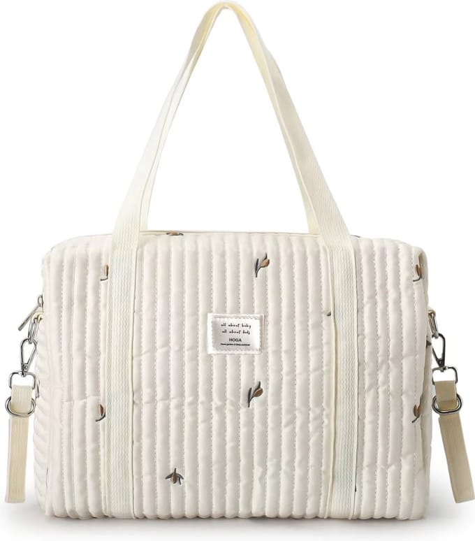 HOGA Luiertas - Schoudertas - Kraamcadeau - Baby - Moedertas - Beige