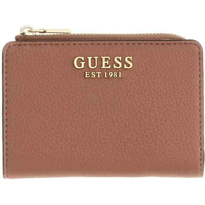 GUESS portemonnee Melody SLG Zip Around Card Case Rosewood roze