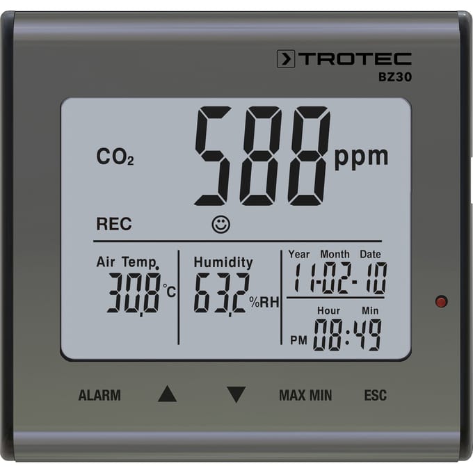 CO2-luchtkwaliteitsdatalogger BZ30