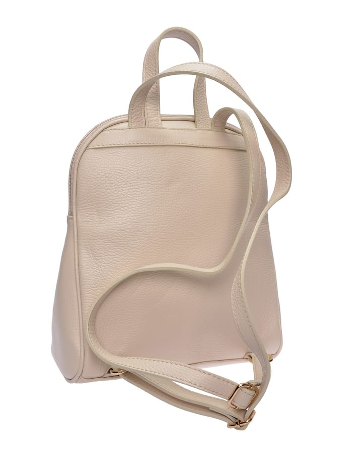 Anna Luchini Beige Rundleer Tas