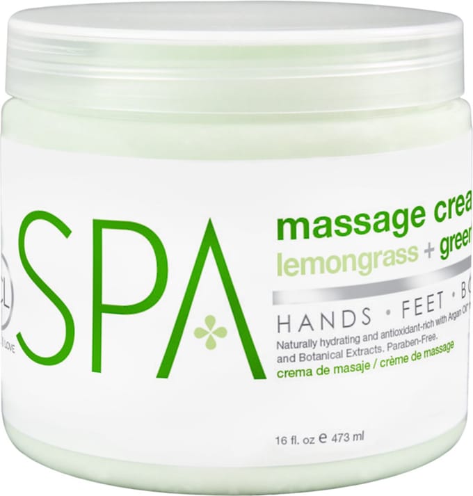 BCL SPA - Massage Cream Lemongrass+Green Tea - 473 ml