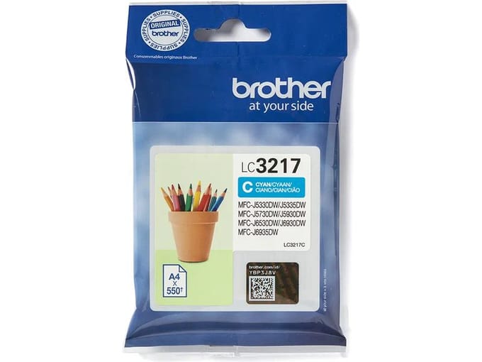 Brother Inktcartridge LC-3217C Origineel Cyaan LC-3217 C
