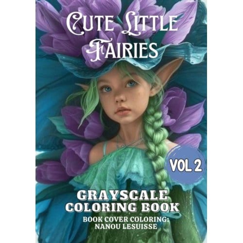 Cute Little Fairies Vol 2 - Nori Art Coloring