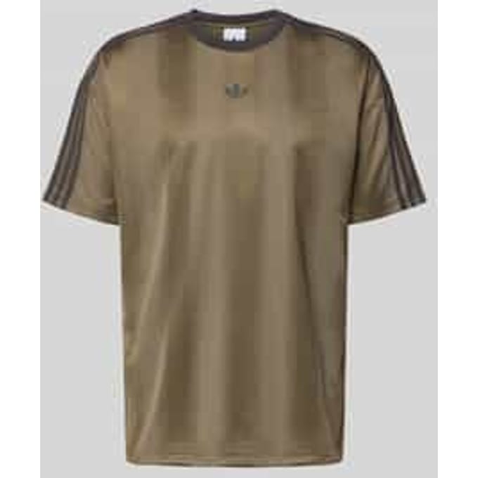 Regular Fit T-shirt met logoprint model 'JACQUARD'