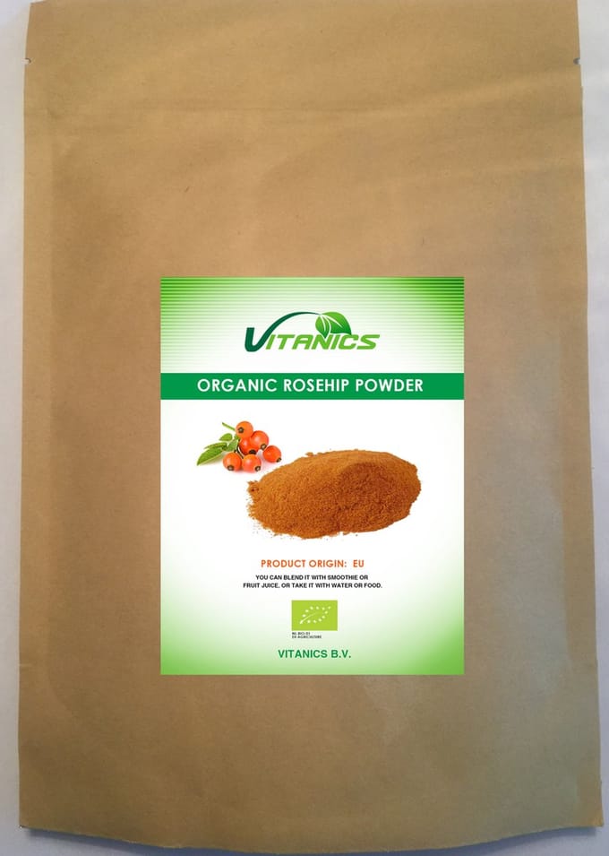Biologisch Rozenbottel Poeder (EU Oorsprong) 250g