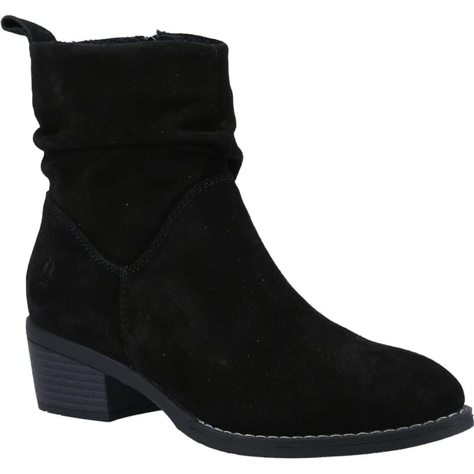 Hush Puppies Iris Suède Vrouwen Laarzen Zwart
