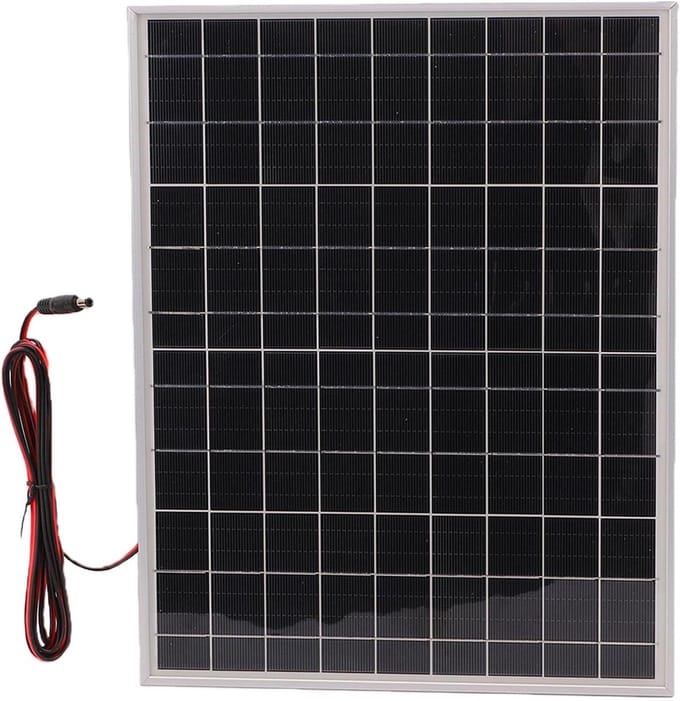 Zonnepaneel Kit - PV Module - Energie Opwekken - Dubbele Chip Controller - 100W 2 Stuks - Zwart