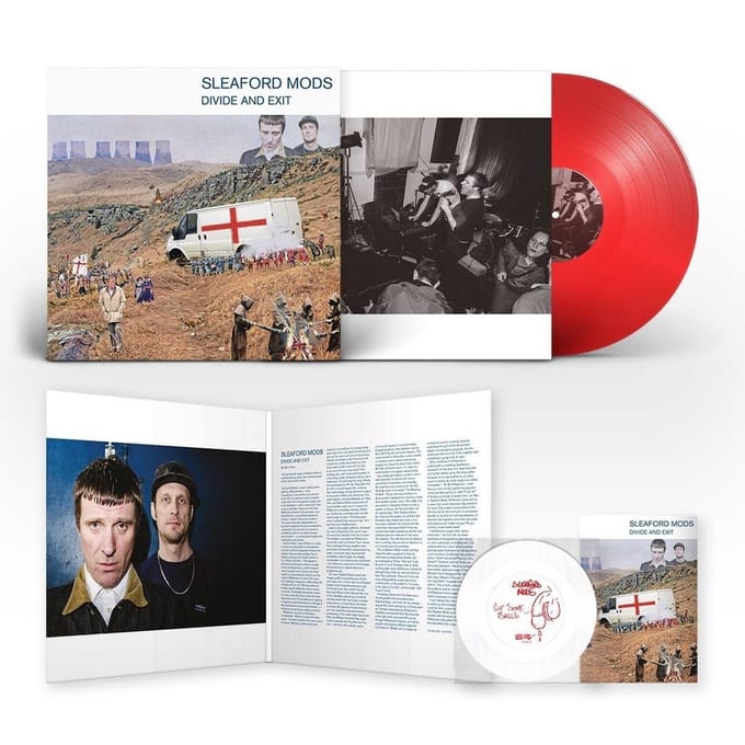 Sleaford Mods - Divide And Exit (LP | Flexi 7") (Coloured Vinyl) (Limited Edition) (Remastered)