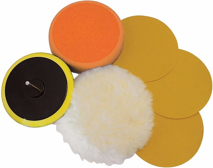 Silverline 6-delige schuur- en polijst set
