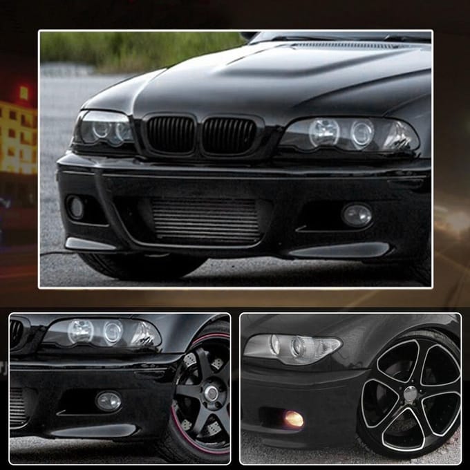 Bumper mistlamp voor BMW E46 3-serie 2001-2005 M3 1999-2002 E39 M5 Left gray
