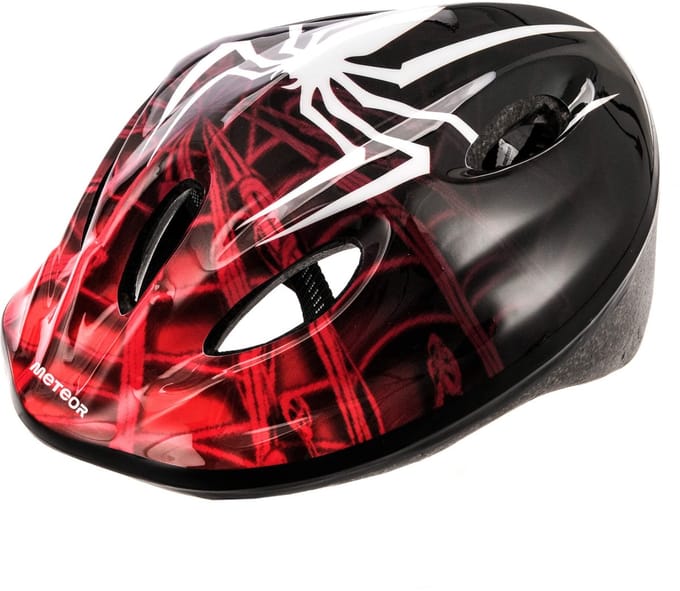 Meteor MV5-2 - Fietskappen voor Kinderen - 48-52 cm, Spider, Lichtgewicht, Ergonomisch, Ventilatie