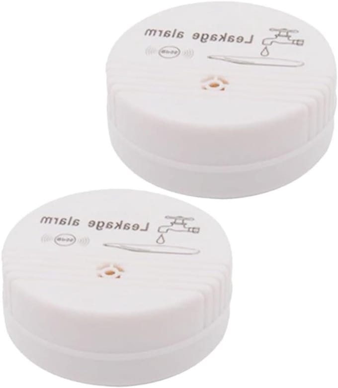 Waterlek Alarm - Vocht Sensor - Huis Beschermen - Directe Meldingen - 2 Stuks - Wit
