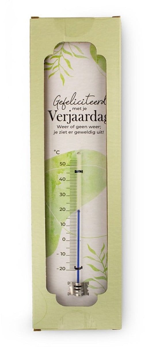 Thermometer - Verjaardag - Binnen en buiten