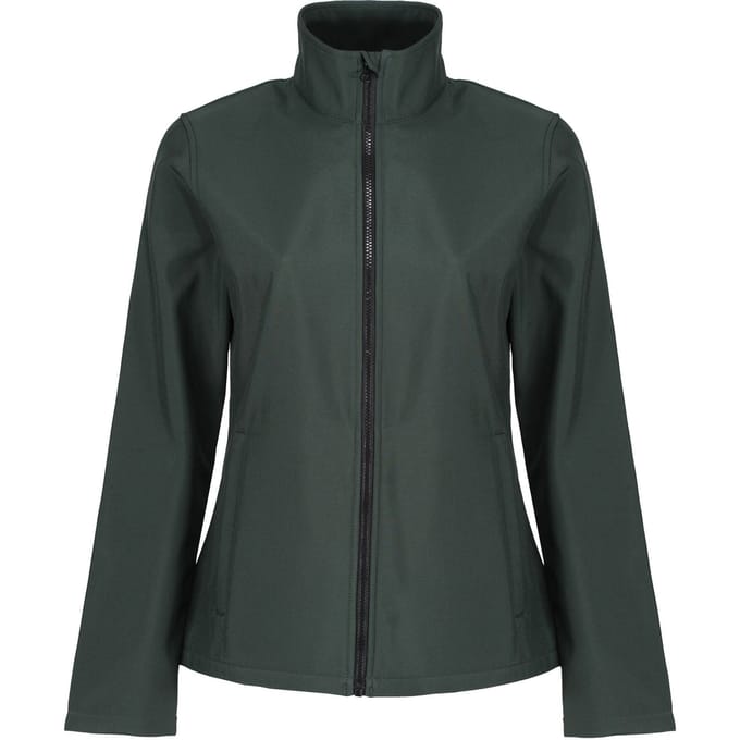 Regatta - Dames Ablaze Printable Softshell Jas (Donker sparren/zwart)