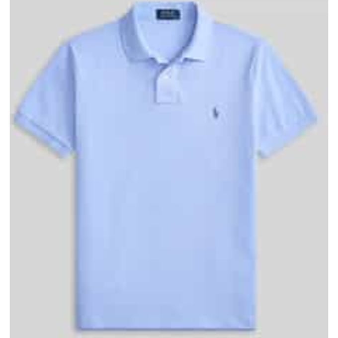 Custom slim fit poloshirt van puur katoen