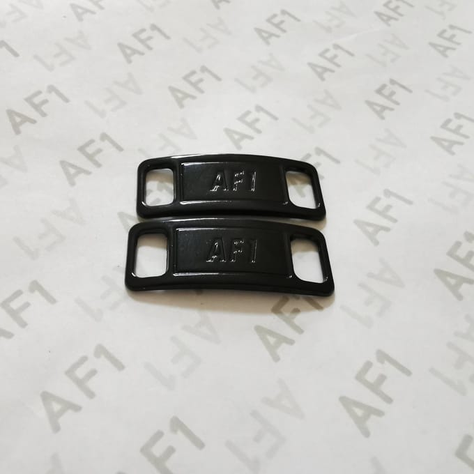 AF1 tags | Lace Locks | Zwart | Schoenaccessoires