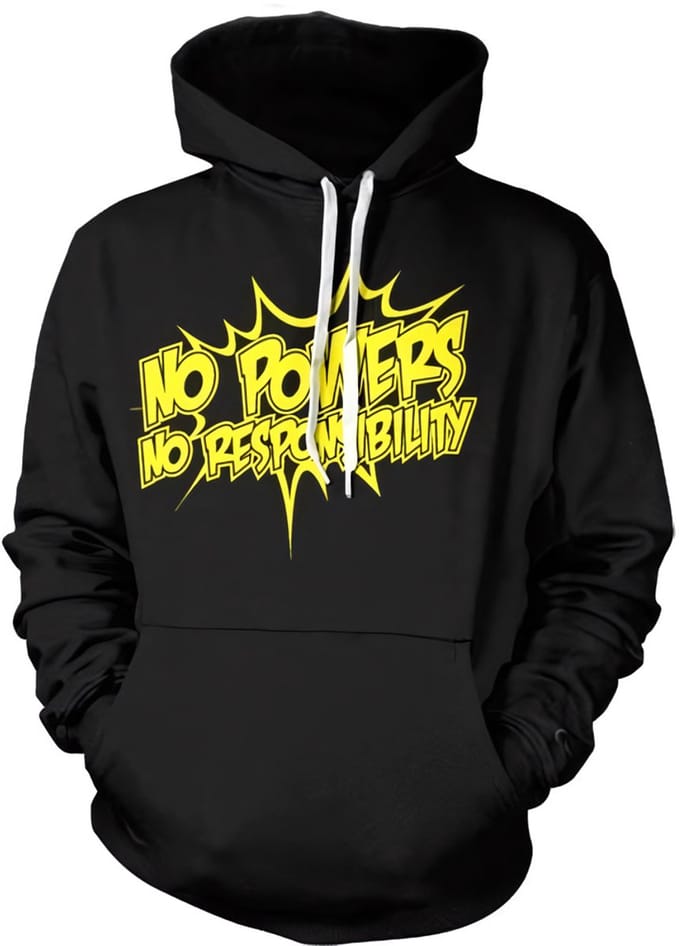 Hybris No Powers No Responsibility Hoodie SH-3-15432-H27-1