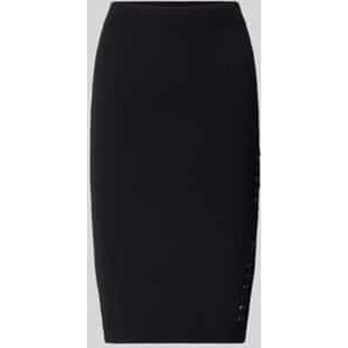 Knie-lange rok van viscosemix model 'Gonna Maglia'