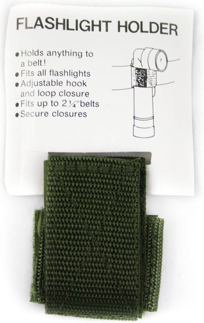 Fosco hoeklamp houder klittenband groen