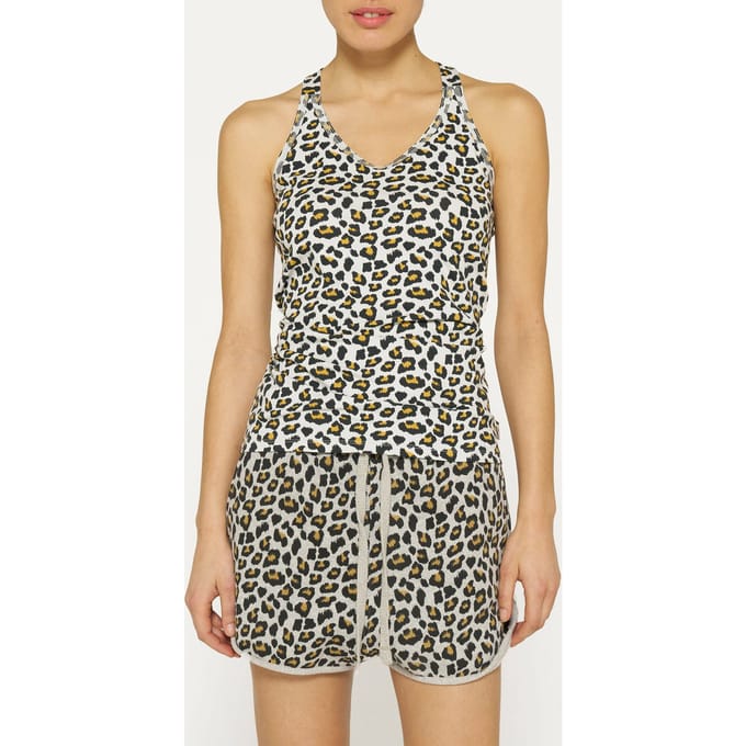10DAYS Wrapper Leopard Bone Größe: XXS | Tanktops Outlet | Damen | Weiß