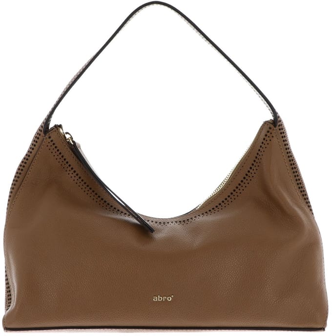 abro Schoudertas Leather Erson Shoulderbag Malea Caramel / Cognac Bruine