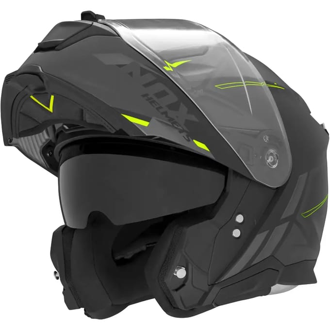 Modulaire motorhelm Nox N967 Synchro