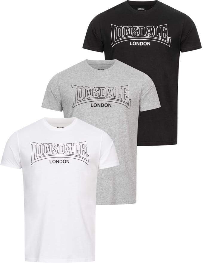 Lonsdale T-Shirt Beanley T-Shirt regular fit drie-pack