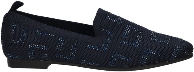 La Strada Loafer Donkerblauw Knitted - Damesschoenen - Maat - 36