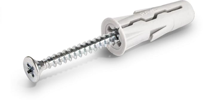 Rawlplug UNO Serie - Universele Pluggen - 10 mm - Met Schroef 6,0x60 mm