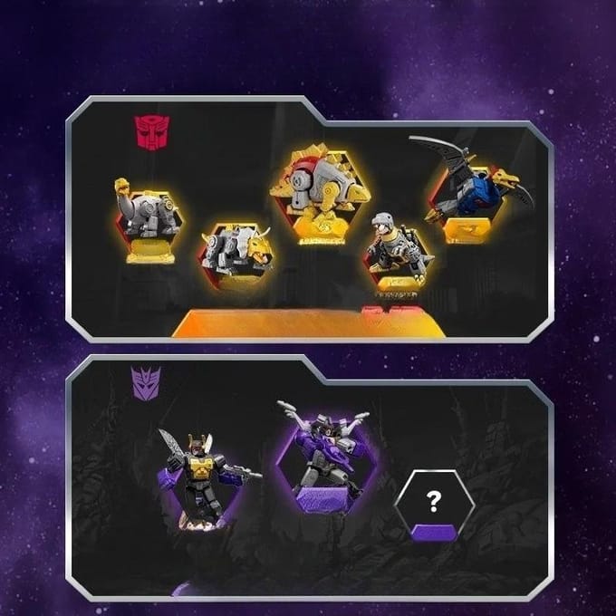 Originele Transformers GALAXY 8 Vision Unicron Rod Blitzwing Metroplex Optimus Prime Decepticons Actiefiguur Cadeau gray