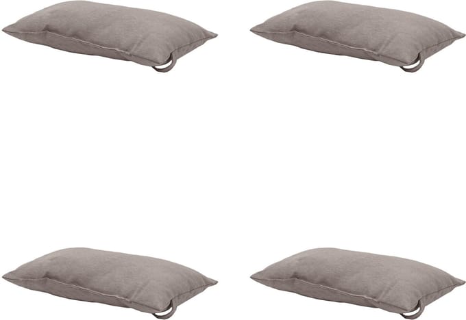 Madison - Hoofdkussen Panama taupe - Ca. 24x40 cm - Set van 4