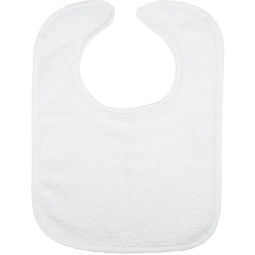 The One Towelling The One Baby Slabbetje 450 gram Wit/Wit