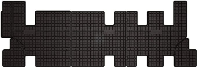 Wielganizator SolidPRO - Rubber Automatten - Ford Transit Custom - 3e Rijd - Zwart