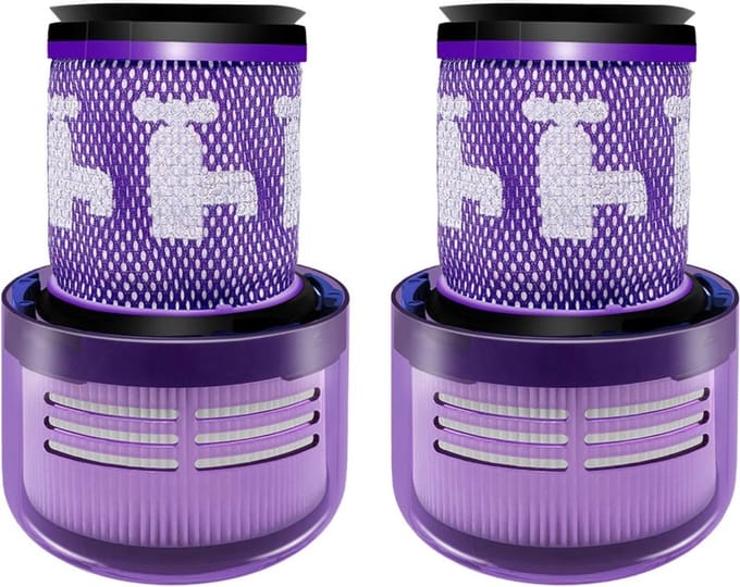 2 x HEPA Filter geschikt voor Dyson V12. Check de afbeelding met je oude filter. GEEN Sv12. Detect Slim & Absolute motor filter.