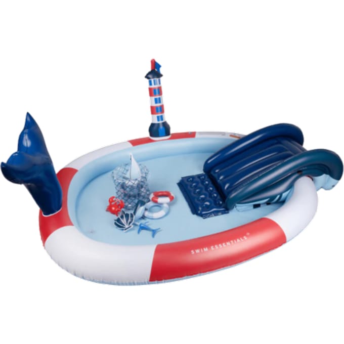 Swim Essentials Whale Adventure Zwembad Red / White