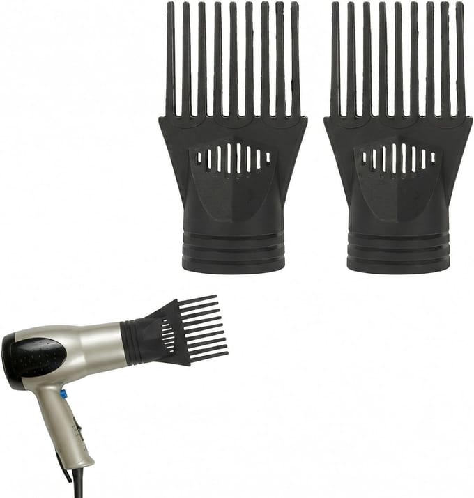 2 Stuks Haardroger Diffuser Accessoires met Kam - Haardroger Nozzles voor Krullend Haar en Styling