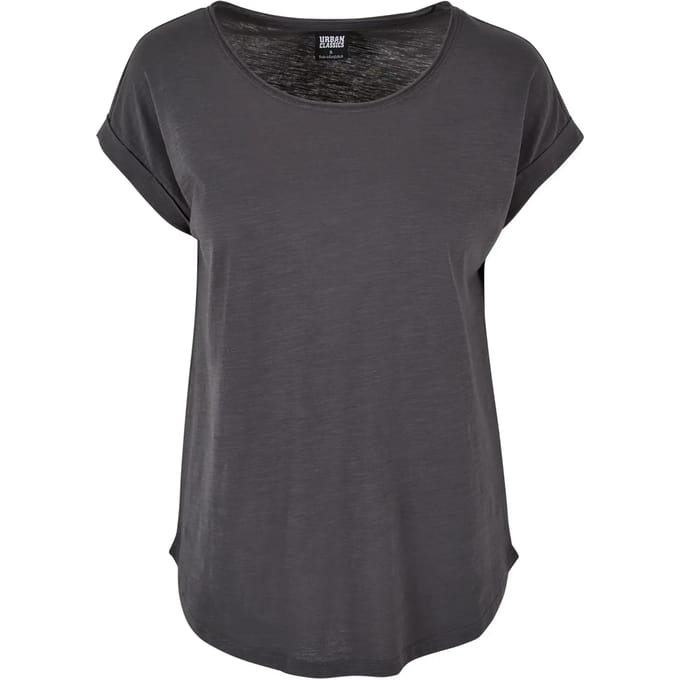 Build Your Brand - Lang Slub Dames T-Shirt maat M