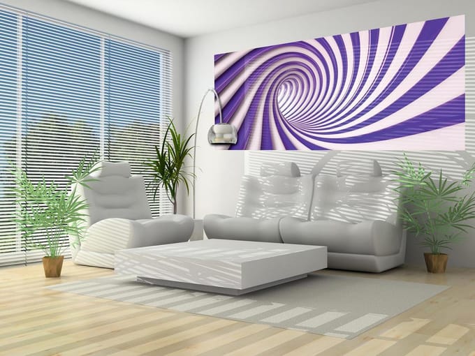 Abstract Swirl Photo Wallcovering