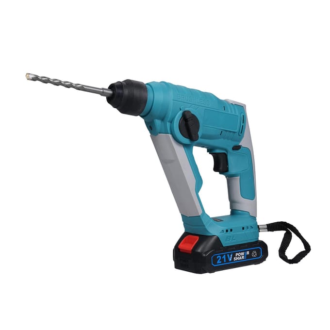 Marteau électrique 21V sans balais 2.0J Marteau électrique sans fil robuste Jackhammer Démarrage précis US