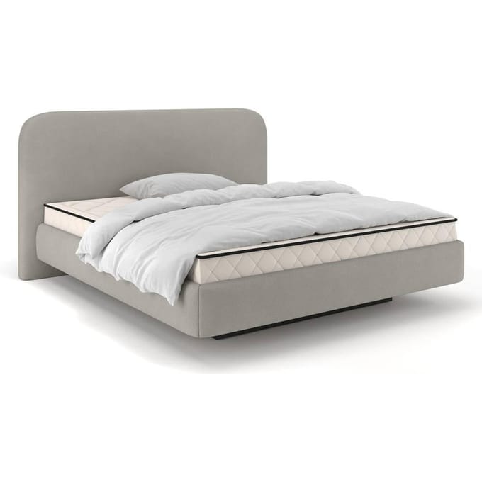Bedframe Rosello 160 x 200 cm chenille met opbergruimte | NADUVI Collection