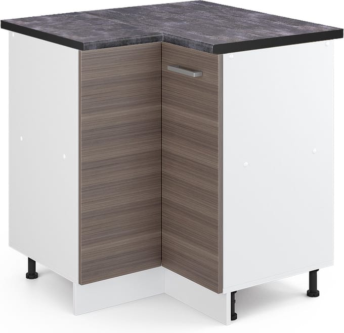Vicco R-Line Hoekkast – 75.6 cm, WB Antraciet Edel grijs