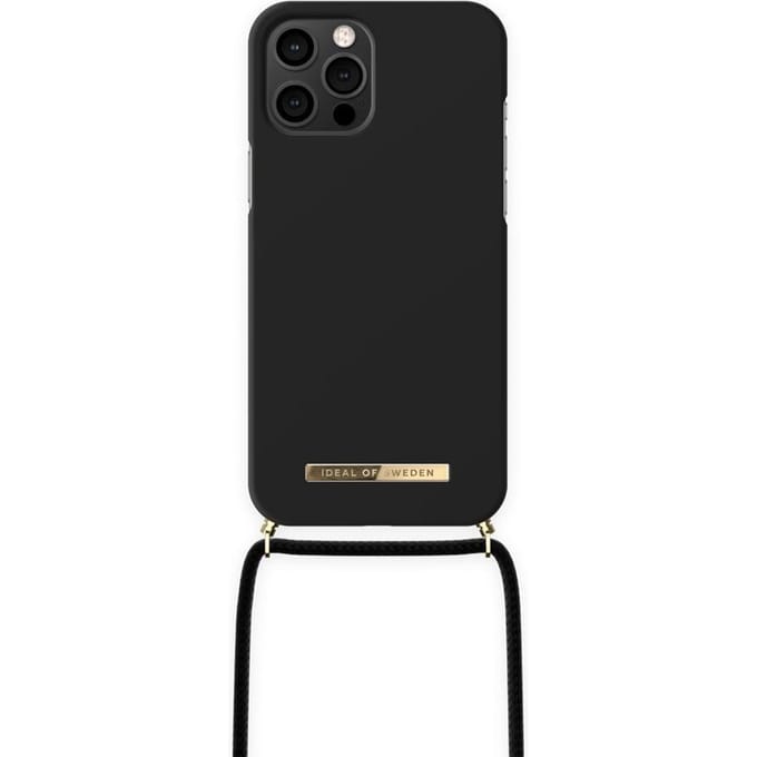 iDeal of Sweden Ordinary Necklace Case geschikt voor Apple iPhone 12 Pro Max - Jet Black