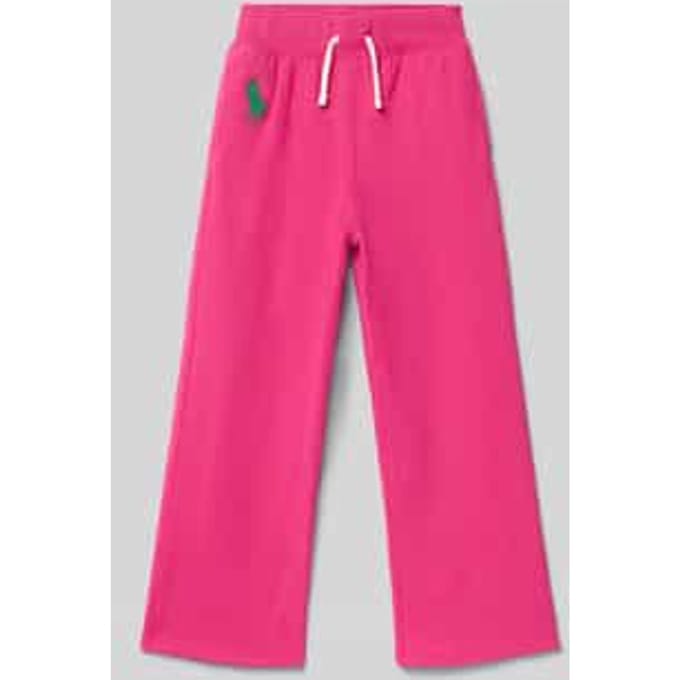 Wide leg Sweatpants van katoenmix