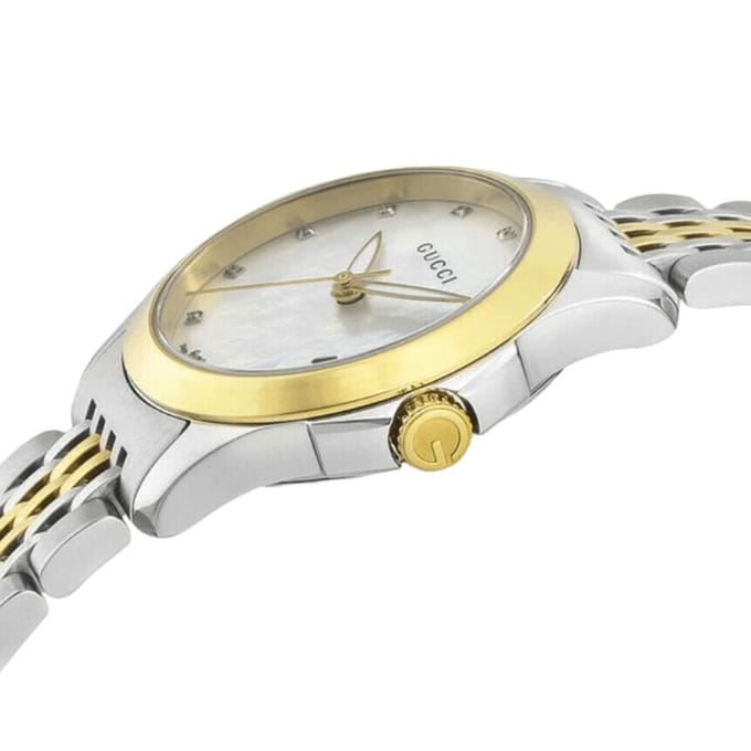 Gucci G-Timeless Dameshorloge met Moeder van Parel Wijzerplaat - Model YA126513