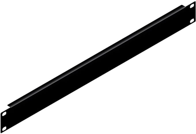 Penn Elcom R1268/1UK, Blanco paneel, Zwart, Staal, 1U, 270 mm, 1,2 mm