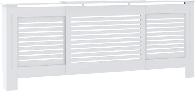 Radiatorombouw - Radiatorkast - Radiatorbekleding - Verstelbaar - Met kruislatten - MDF - Wit