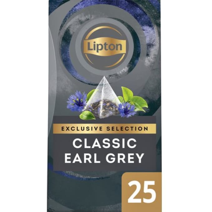 Lipton - Exclusive selection thee earl grey - 25 Pyramide zakjes