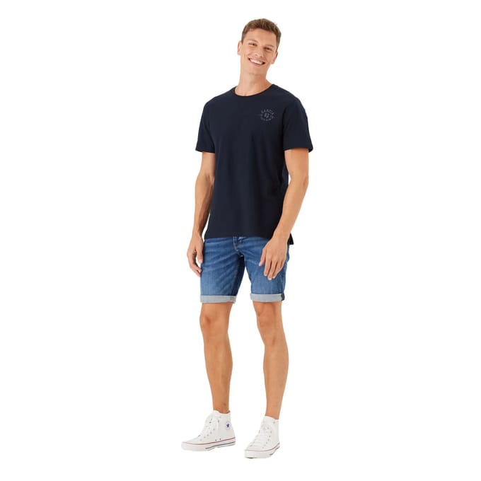 GARCIA Heren Effen Shorts Blauw