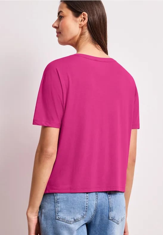 Shirt met overhangende schouders in tuniekstijl