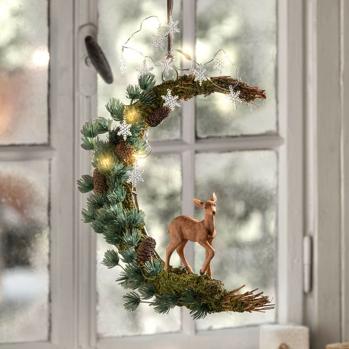 LOBERON Decoratief hangobject Isnara bruin/groen